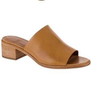 EUC Frye Cindy Mule Sandals (Cognac)